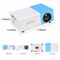 1pc Portable Movie Projector with WiFi, HDMI, USB, and iOS/Android Compatibility - Perfect for Meetings, Office, School, Team Bu